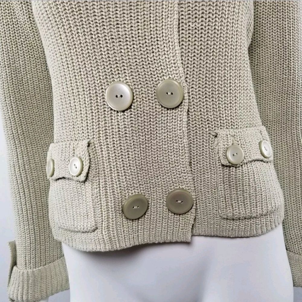 Talbots Petite Small Double Breasted Button Down - Picture 4 of 8